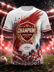 Herren-Geschenk für Fußballfans: Lässiges T-Shirt mit Print