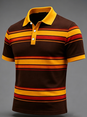 Herren-Retro-Polohemd