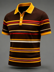 Retro-Poloshirt für Herren