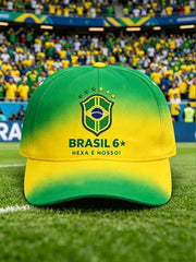 Unisex Brazil Football Lover Printed Hat