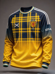 Herren Schottland Fußball-Liebhaber Grünes Glaubens-Sweatshirt mit Aufdruck