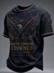 Herren T-Shirt mit "Eagles Proud Football Lover" Aufdruck