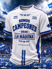 Herren T-Shirt mit Campeones-Print 2026