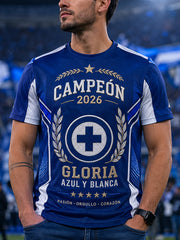 Herren T-Shirt "Campeones Print" Freizeit 2026