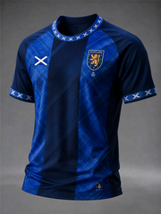 Herren T-Shirt mit Schottland-Aufdruck, Kurzarm