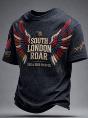 Herren Eagles Football Liebhaber bedrucktes T-Shirt