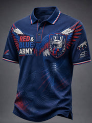 Herren Eagles Football Liebhaber bedruckte Freizeit-Oberteile