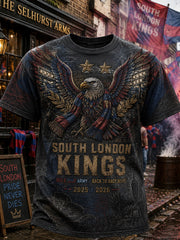 Herren Eagles Football Fan Sieger bedrucktes T-Shirt