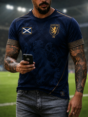 Herren T-Shirt mit SCHOTTLAND-Aufdruck und kurzen Ärmeln