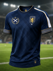 Herren T-Shirt mit Schottland-Druck, Kurzarm