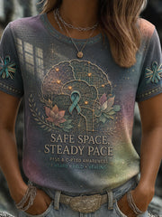 Damen T-Shirt mit PTSD-Aufdruck