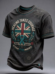 Herren-T-Shirt mit PTSD-Aufdruck