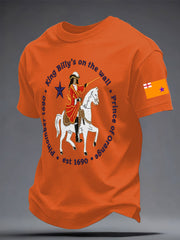 Herren T-Shirt mit 12. Juli Orangemen's Day Aufdruck