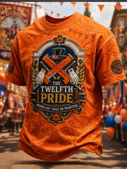 Herren T-Shirt "12. Juli Orangemen's Day" mit Aufdruck