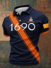 Herren T-Shirt mit Aufdruck zum Orange Order Day am 12. Juli