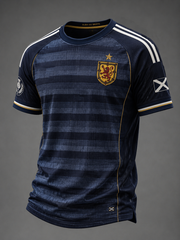 Herren UK Fußballliebhaber Schottland bedrucktes Kurzarm-T-Shirt