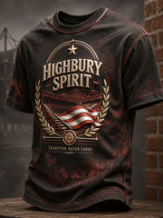 Herren T-Shirt mit Aufdruck „North London Football Lover“