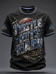 Herren T-Shirt mit Aufdruck „Scotland Cricket Lover“