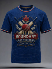 Herren England Cricket-Liebhaber bedrucktes T-Shirt