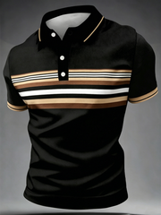 Retro-Poloshirt für Herren