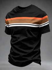 Herren Retro T-Shirt mit kurzen Ärmeln