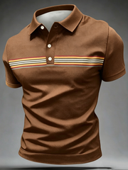 Herren Retro-Polohemd