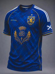 Herren T-Shirt mit Schottland-Aufdruck, Kurzarm
