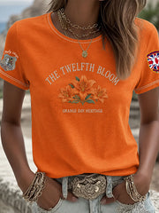 Damen T-Shirt mit Aufdruck zum Orangemen's Day am 12. Juli