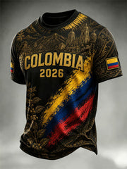 Kolumbien Fußball 2026 Freizeit Unisex T-Shirt