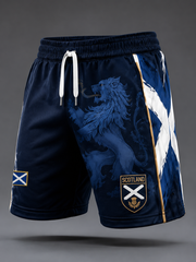 Herren-Shorts mit Schottland-Aufdruck