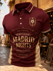 Herren Geschenk Für Fußballfans Druck Lässiges Polo