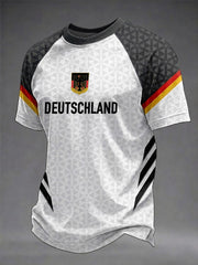 Herren Deutschland Fußball Fan T-Shirt