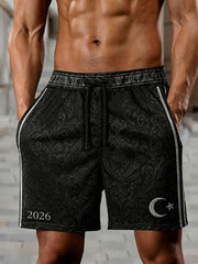 Herren-Fußballshorts Türkei 2026