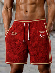 Türkische Fußballshorts für Herren