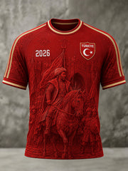 Herren-T-Shirts Türkischer Fußball
