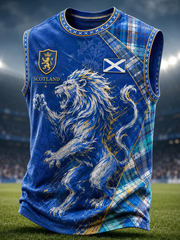 Herren UK Fußball-Liebhaber Schottland Bedrucktes lässiges Tanktop