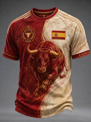 Herren Spanien Fußball-T-Shirt