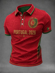 Herren Portugal Fußball Bedrucktes Trikot