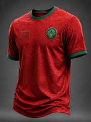 Herren-T-Shirt mit MAROKKO-Aufdruck und kurzen Ärmeln