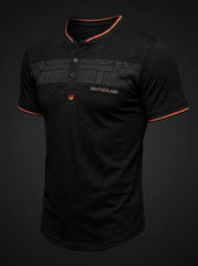 Herren T-Shirt mit Deutschland-Fußballdruck