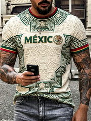 Herren T-Shirt mit Mexiko-Stolz-Aufdruck