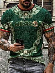 Herren T-Shirt mit Mexiko-Stolz-Aufdruck