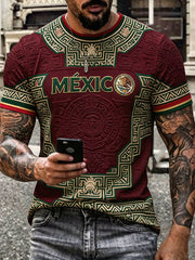 Herren T-Shirt mit Mexiko-Stolz-Aufdruck