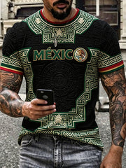 Herren T-Shirt mit Mexiko-Stolz-Aufdruck