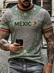 Herren T-Shirt mit Mexiko-Stolz-Aufdruck