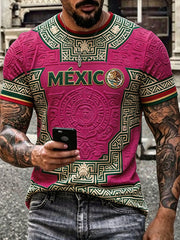 Herren T-Shirt mit Mexiko-Stolz-Aufdruck