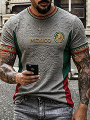 Herren T-Shirt mit Mexiko-Stolz-Kunstdruck