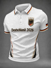 Herren-T-Shirt mit Deutschland-Fußball-Aufdruck