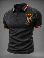 Herren T-Shirt mit Deutschland Fußball Aufdruck