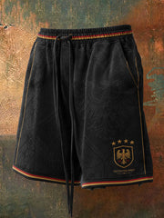 Bedruckte Fußball-Shorts für Herren, Deutschland